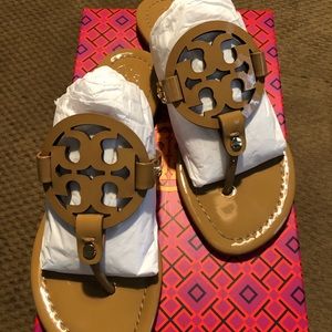 Tory Burch Miller sandals worn once!